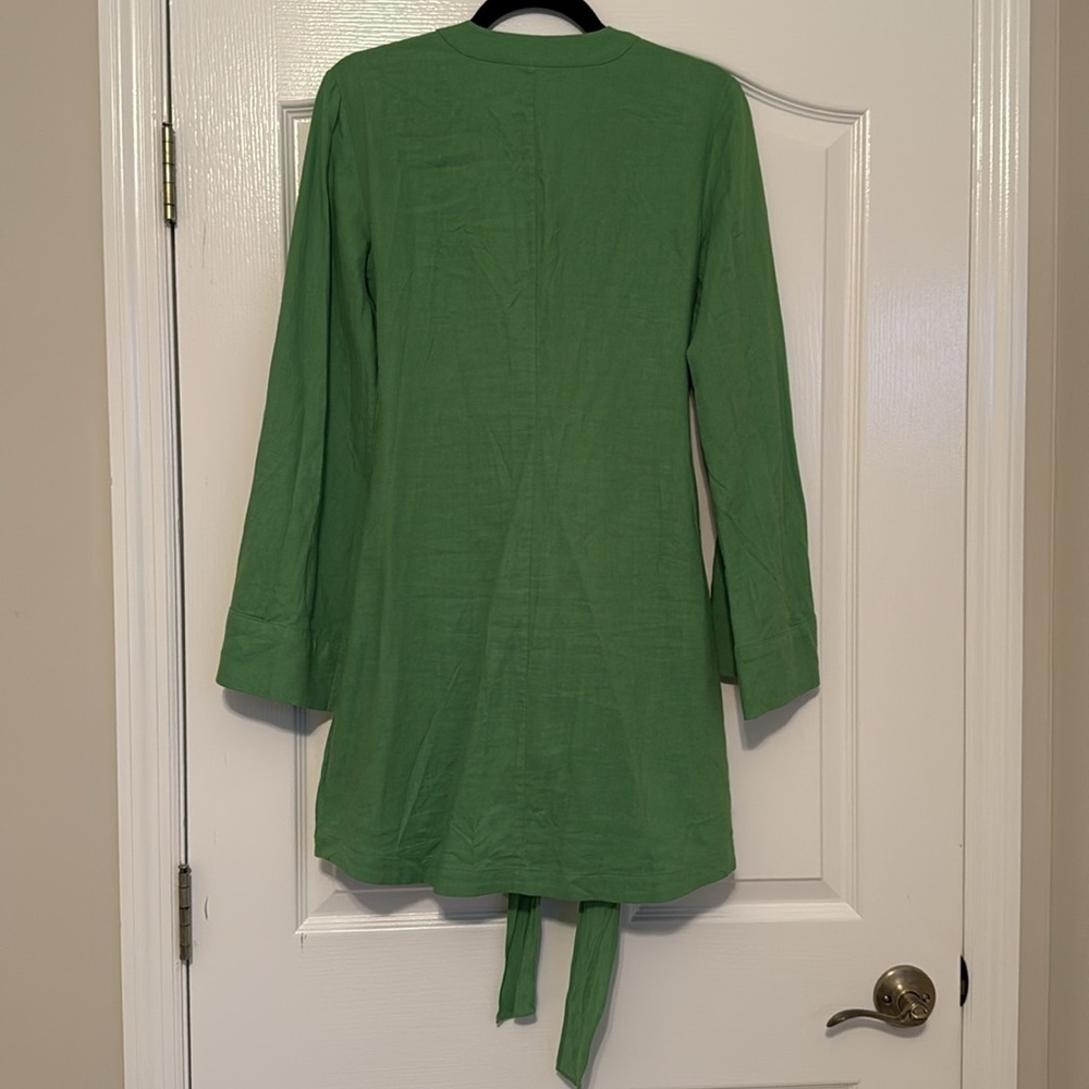 REVOLVE | L’Academie The Janeiro Mini Dress Green - Picture 13 of 14